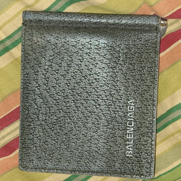 Other - BALENCIAGA MEN'S CARD HOLDER WITH MONEY CLIP.